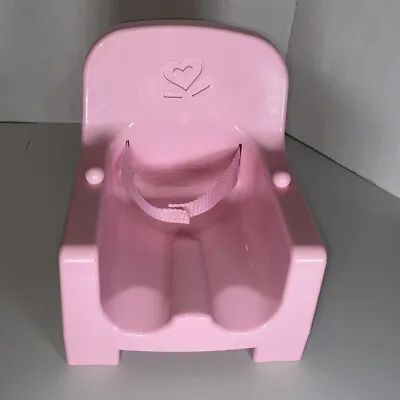 $22 • Buy American Girl Bitty Baby Doll High Chair Booster Seat Pink (No Tray)