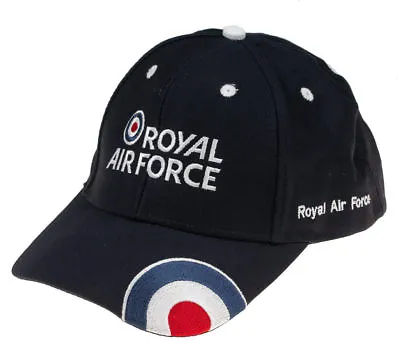 RAF Baseball Cap Adult Navy Roundel Hat Royal Air Forces Association • £14