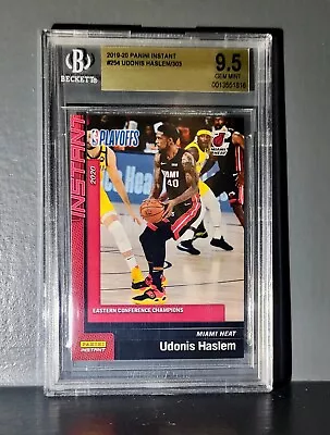 Udonis Haslem 2019-2020 Panini NBA Heat #254 Card 1 Of 303 BGS 9.5 GEM MINT • $44.75
