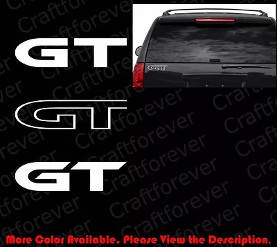 GT Gran Turismo Touring JDM Vinyl Graphic Car Windows Decal Racing Sticker RC067 • $3.50