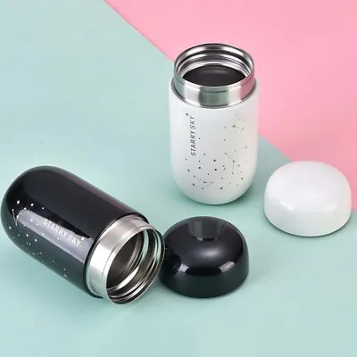 $19.48 • Buy Thermos Water Bottle Mini Coffee Mug Vacuum Insulated For Hot Cold Drinks 200ML