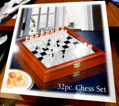 Estate Sale Vintage Mirror Chess Game Set Never Used Reduced • $50