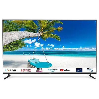 £329 • Buy Qantec 55  Smart TV With Android TV Full Ultra HD With Freeview HD - QT5523DLEDS