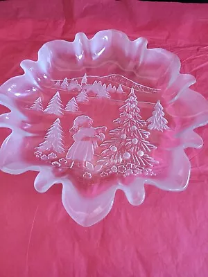 Mikasa Christmas Story Bon Bon Plate 9 3/4 Inch • $16