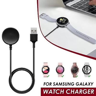 USB Watch Charger Dock Cable For Samsung Galaxy Watch Active 2/3/4 40/41/45mm • $13.99