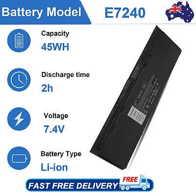 E7240 Battery For Dell Latitude E7250 Ultrabook 451-BBFX 451-BBFY WD52H 45Wh NEW • $43.99
