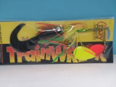 Crazy Crank Trainwreck Muskie Spinner Bait By Nature Vision Fire Tiger  • $24.95