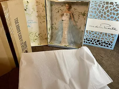 OSCAR DE LA RENTA BRIDE BARBIE DOLL 2015 GOLD LABEL MATTEL DGW60 NRFB W/Shipper • $75