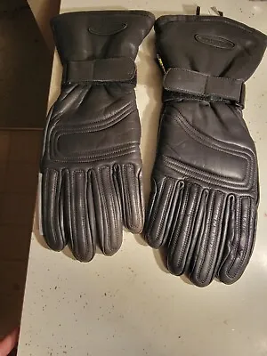 Harley Davidson Fxrg Thermolite Leather With Kevlar Motorcycle Gloves Women's L • $79.99