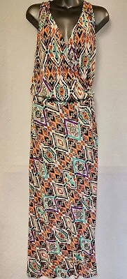 Veronica M NEW M Drop Waist Sleeveless Maxi Dress $174 • $39