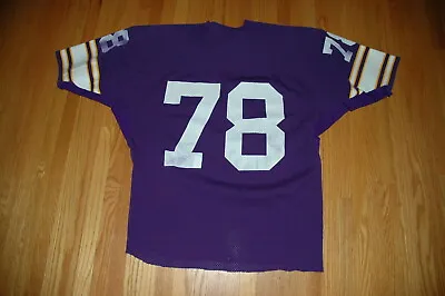 NFL Minnesota Vikings Riley/Hartenstine  Game Worn Used Vintage Home Jersey • $225