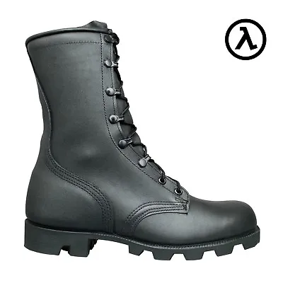 Mcrae 8  Panama All-leather Usa-made Military Boots 6189 / Black - All Sizes • $179.95