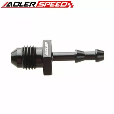 AN-4 4AN To 4mm Barb Straight Fuel Line Fitting Adapter Aluminum Black • $5