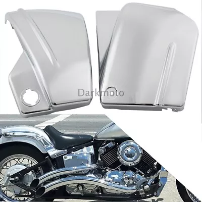 $79.58 • Buy Chrome Battery Side Covers Fit For Yamaha V-Star 650 DragStar 650 XVS650 XVS650A