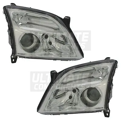 Vauxhall Vectra C Headlights Mk2 Saloon 2002-2005 Chrome Inner Headlamps 1 Pair • $163.75