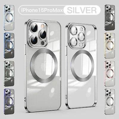 Clear Mag Safe Case For IPhone 15 Pro Max 14 Plus 13 12 11 Slim Magnetic Cover • $3.99
