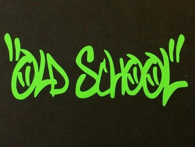 $2.95 • Buy Old School Decal Sticker 14 Colors Car Ford Chevy Dodge VW JDM Honda Mazda Euro