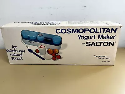 Salton Cosmopolitan Yogurt Maker YM-4 Vintage New & Sealed • $59.99