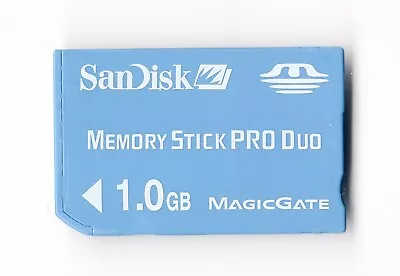 SanDisk 1GB Memory Stick Pro Duo Genuine Memory Card For Sony Camera / PSP • $9.99