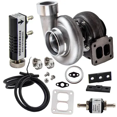 Gt45 Turbocharger T4 V-band 1.05 A/r 78trim 600+hp W/ 1-30 PSI Boost Controller • $217.58