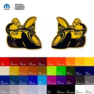 Mopar Licensed Scat Pack Bee Customizable Acrylic Badge Emblem Logo 2 Piece Set • $119.99