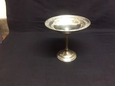 Vintage Clean Sterling Silver Pedestal Dish Bowl Candy Compote Not Weighted 127G • $111