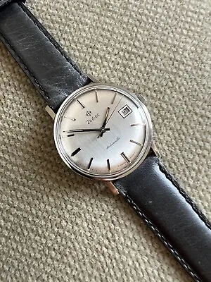 Vintage Zodiac Automatic Steel Wrist Watch 34 MM Cal: 72 Ref. 722-920 Ca. 1965 • £223.55