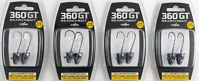 (lot Of 4) Storm 360gt Rattling Jighead 3/8oz Sjg45tb-38j Tru Blue Aw1106 • $0.99