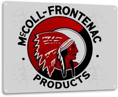 McColl Frontenac Motor Oil Gas Garage Retro Vintage Wall Decor Large Metal Sign • $28.95