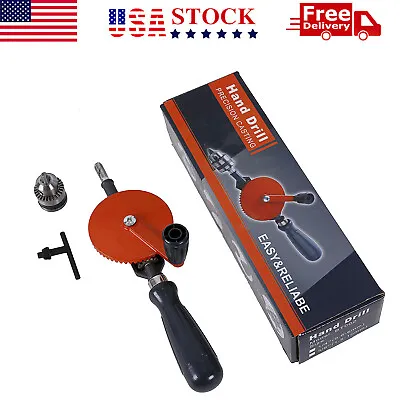 Speedy Hand Drill 1/4-Inch Capacity Micro Powerful Hand Drill Manual For Wood US • $17.59