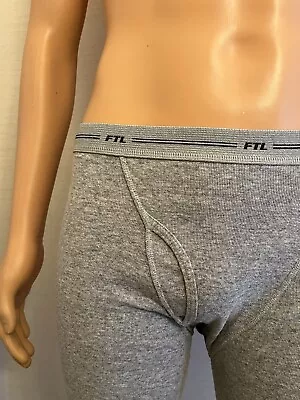 Fruit Of The Loom Cotton Boxer Briefs Mens SMALL 30 32 Long Leg 1990s VTG Grey • $39.98