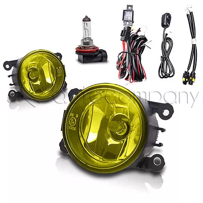 2005-2015 Ford Mustang  Fog Lights Front Driving Lamps W/Wiring Kit - Yellow • $69.04