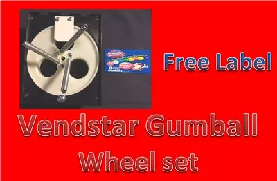 Vendstar 3000 Complete  Gumball Wheel Set Free Label • $44.99