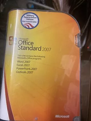 Microsoft Office Standard 2007 (Military Appreciation Edition) W/Product Key • $17