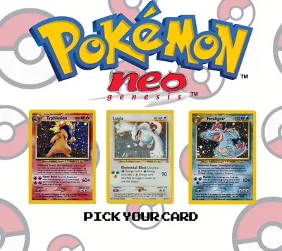 Vintage Pokémon Neo Genesis Unlimited WOTC - Pick Your Card - Complete Your Set • $3