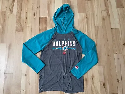 Miami Dolphins Long Sleeve Hoodie T-shirt Youth XL (18/20) • $20