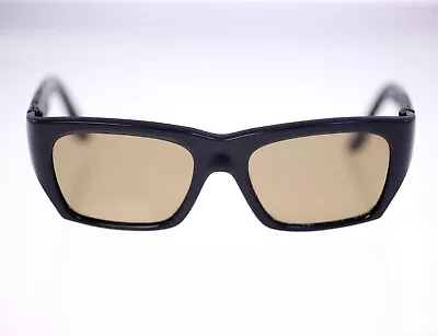 Nilsol-Italy Men's Vintage Black Acetate Sunglasses Circa 1960s (Weight: 36g) • $169.83