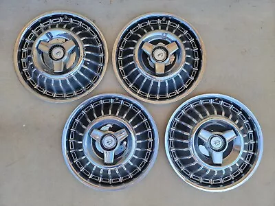 $149.95 • Buy OEM 1967 Mercury 15  Tri Bar Spinner Hubcap Wheelcover Center Cap Set 4 FOMOCO