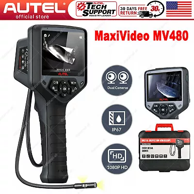 Autel MaxiVideo MV480 Inspection 1080PHD Camera Industrial Endoscope Video Scope • $239