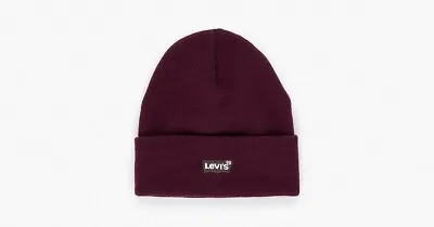 Levi S 38022-0287 Unisex Modern Vintage Logo Beanie Cap Hat Purple (One Size) • £14.99