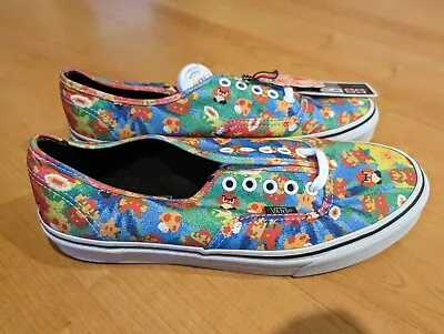 VANS X NINTENDO SUPER MARIO World Bros Universal Authentic Women's 10/Men's 8.5 • $249.95