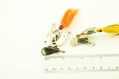 Vintage Al FOss Frog & Shimmy WIggler Minnow Antique Fishing Lure JJ40 • $0.99