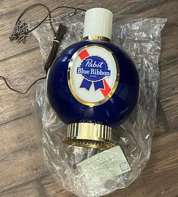 NOS NEW Vintage  Pabst Blue Ribbon Beer PBR Hanging Lamp Light   READ • $146.17