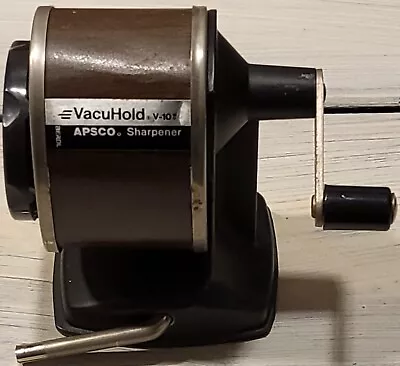 $19.95 • Buy Vintage Apsco V-10 Vacuhold Pencil Sharpener