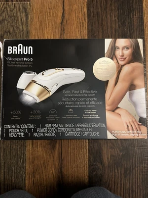$119 • Buy Braun Silk-Expert Pro 5 PL5137 IPL Permanent Hair Removal System