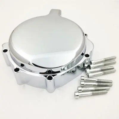 Chrome Left Stator Engine Cover Billet For 2001-2002 Suzuki GSX-R GSXR1000 K1 • $78.55