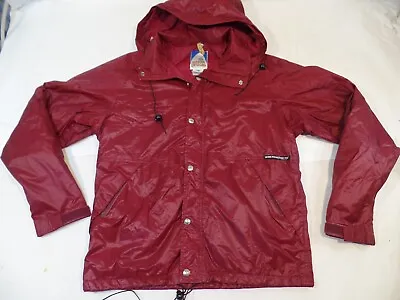 Vintage Sierra Designs Gore Tex Hooded Jacket Mt Rain Parka Sz Med • $12