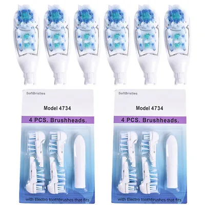 $20.79 • Buy Replacement Toothbrush Electric Brush Heads For Oral-B 3733 4732 4734 12Pcs