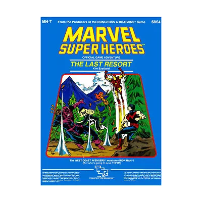 TSR Marvel Super Heroes Last Resort VG • $10