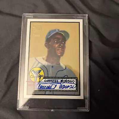 2001 Topps Archives  Minnie Minoso Auto  Chicago White Sox • $58